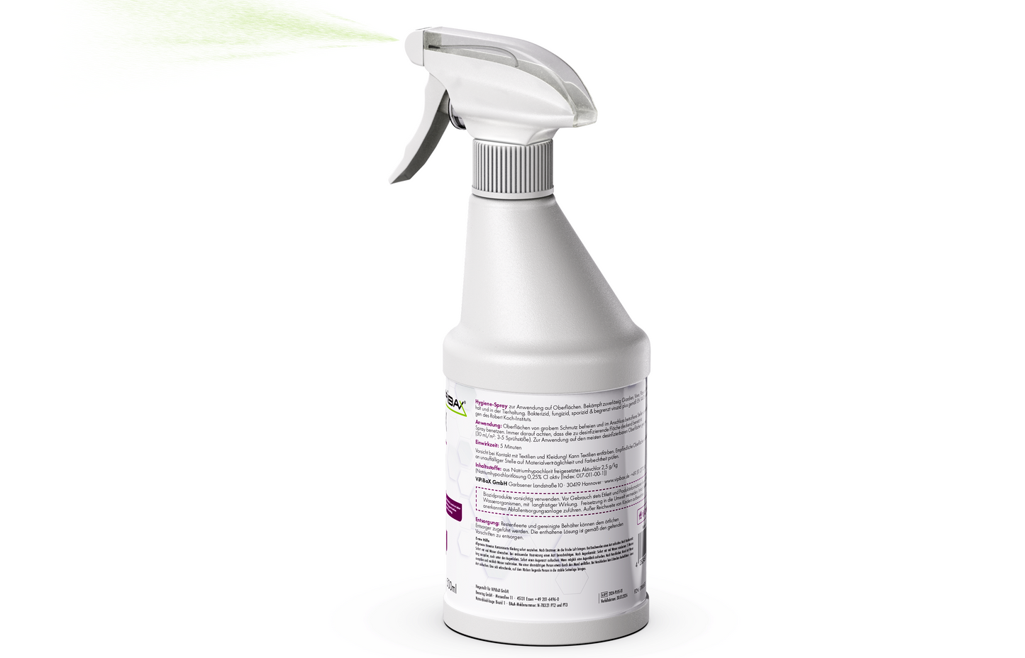 ViPiBaX Giardia EX Spray Hygiénique Ligne Professionnelle - 500 ml