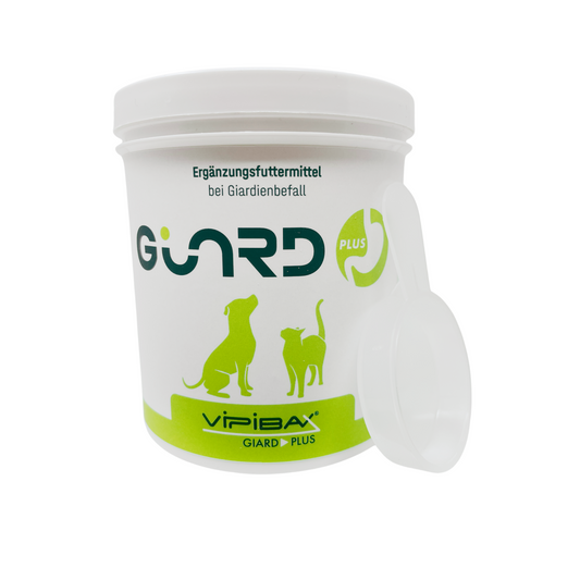 Giard Plus – Ergänzungsfuttermittel zur Unterstützung bei Giardienbefall bei Haustieren