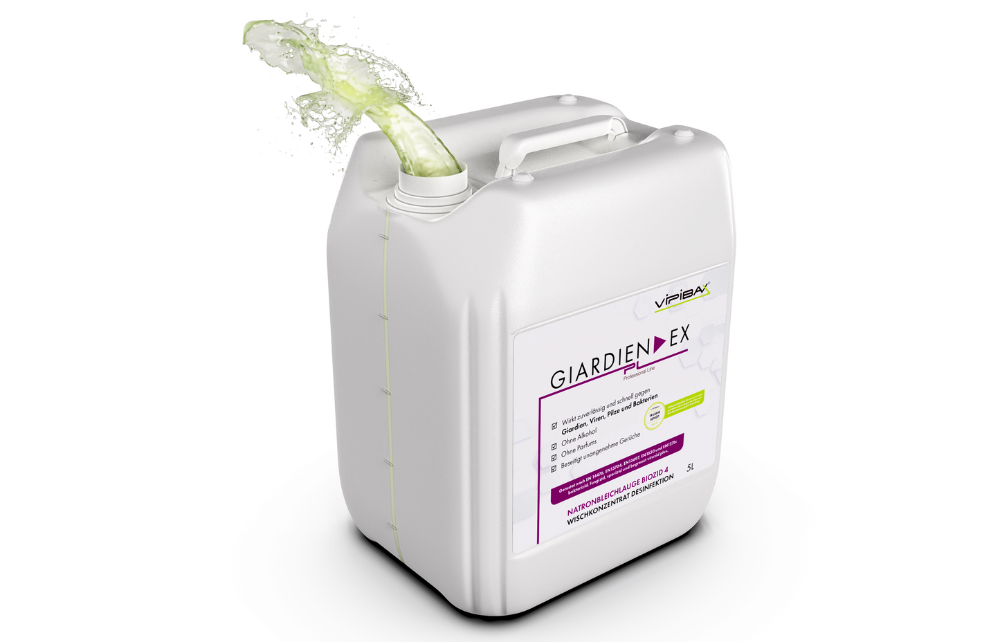 ViPiBaX Giardien EX concentré d'essuyage Ligne Professionnelle - 5l
