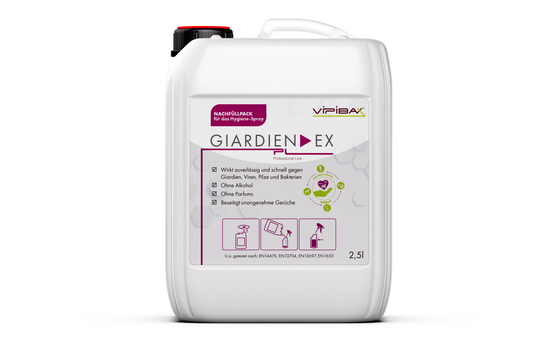 ViPiBaX Giardien EX Nachfüllpack für das Hygiene-Spray Professional Line - 2.5l