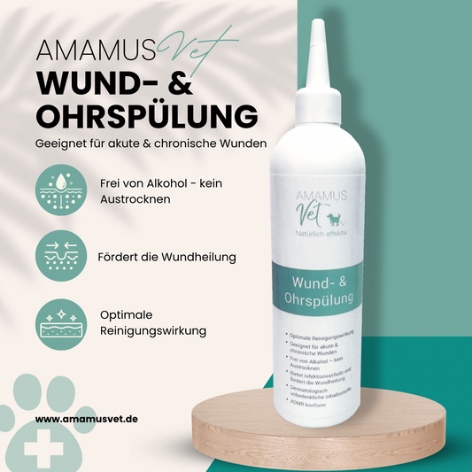 AMAMUS Vet Wund- und Ohrspülung 250ml