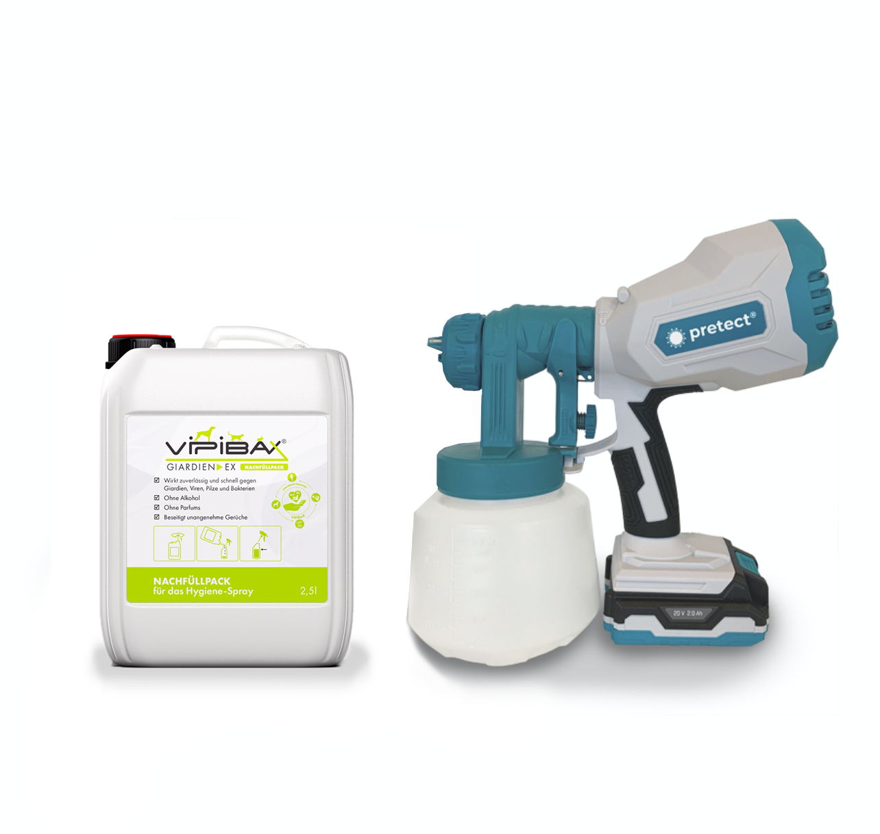 Vernebelungsgerät zur Flächendesinfektion inkl. Kanister 2,5l - Starter Kit Basic