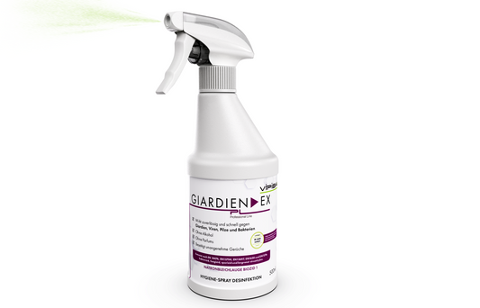 ViPiBaX Giardien EX® Hygiene-Spray Professional Line Natronbleichlauge Biozid 1