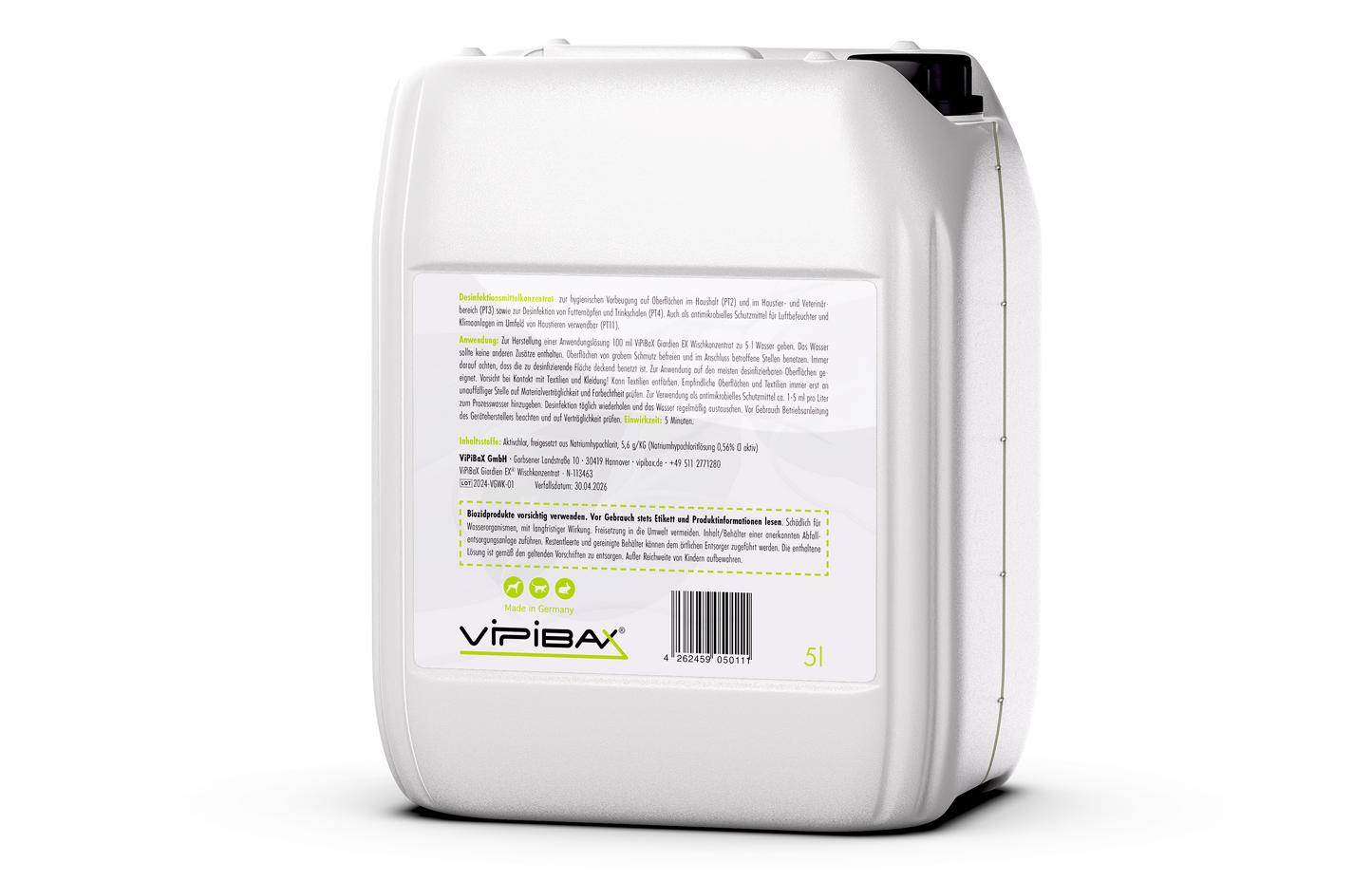 ViPiBaX Giardia EX concentré d'essuyage - 5l