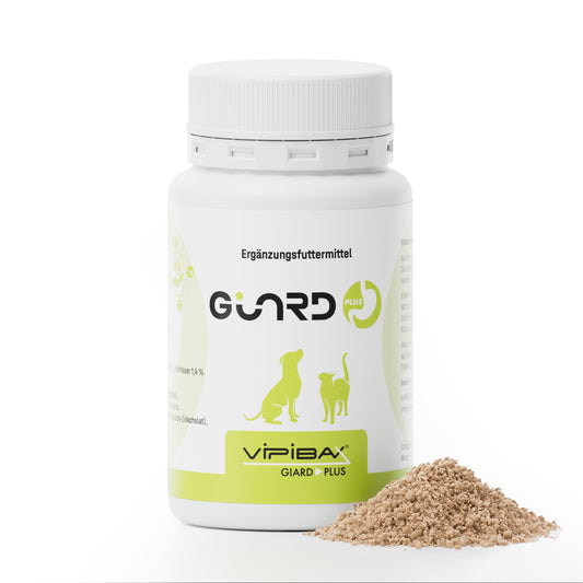 Giard Plus Ergänzungsfutter bei Giardienbefall – für Hunden & Katzen 60g