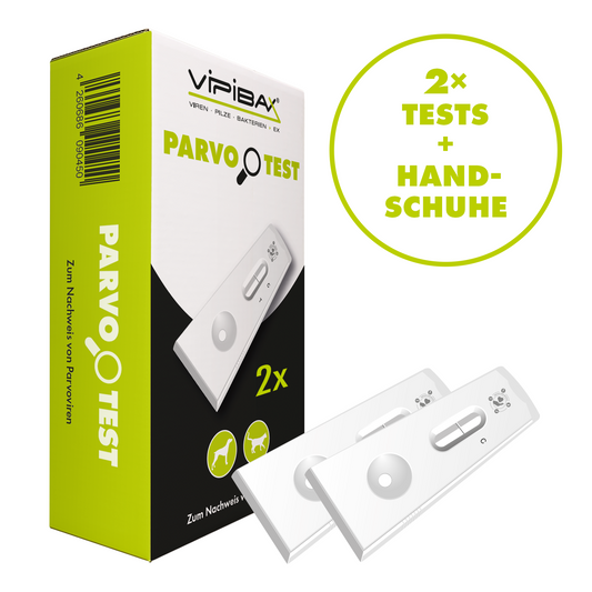 Test rapide ViPiBaX Parvo, 2 pièces.